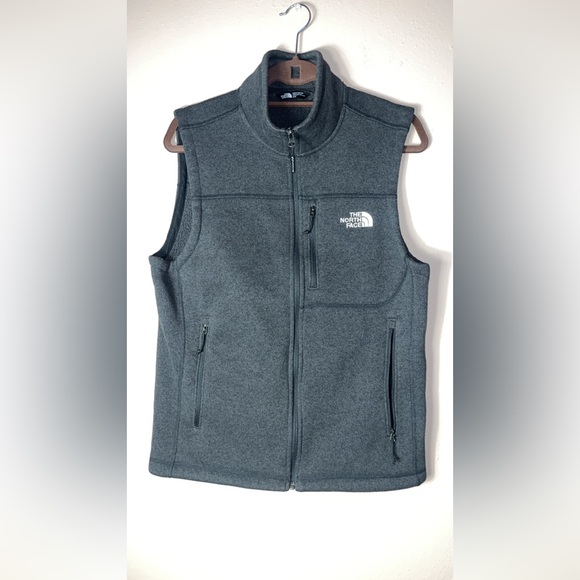 The North Face Dark Gray Fleece Vest #M00 - Picture 1 of 9